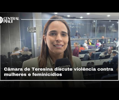 Câmara de Teresina discute violência contra mulheres e feminicídios