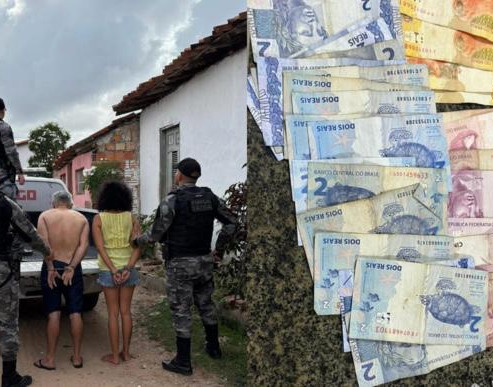 Casal é preso com drogas e dinheiro durante operação em Parnaíba