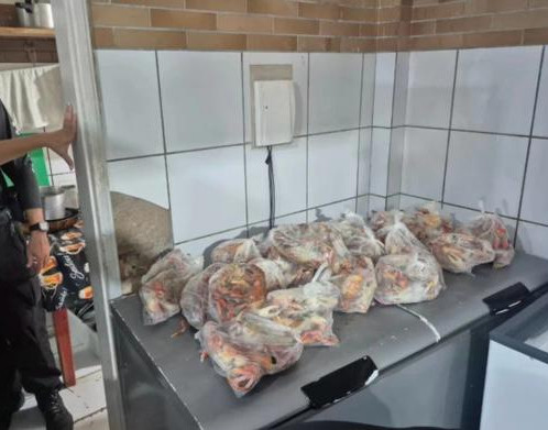 Caranguejo-uçá é apreendido durante defeso em estabelecimento no litoral