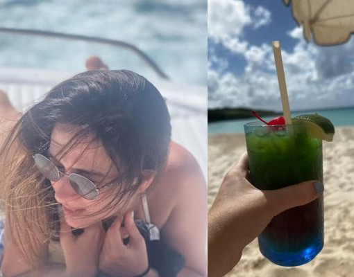 Tata Werneck ganha comentário picante de Rafa Vitti em foto de praia no Caribe