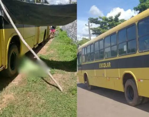 Mulher é atropelada por ônibus escolar e morre no local na cidade de União