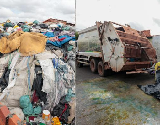 Casa com cerca de 300 m³ de lixo é isolada após risco sanitário na zona Sul de Teresina