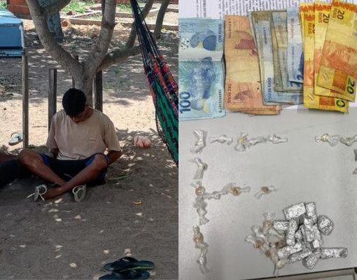 PM prende três suspeitos e apreende drogas e dinheiro em Parnaíba