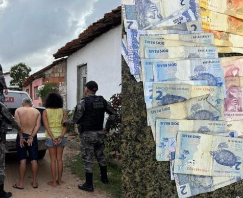 Casal é preso com drogas e dinheiro durante operação em Parnaíba
