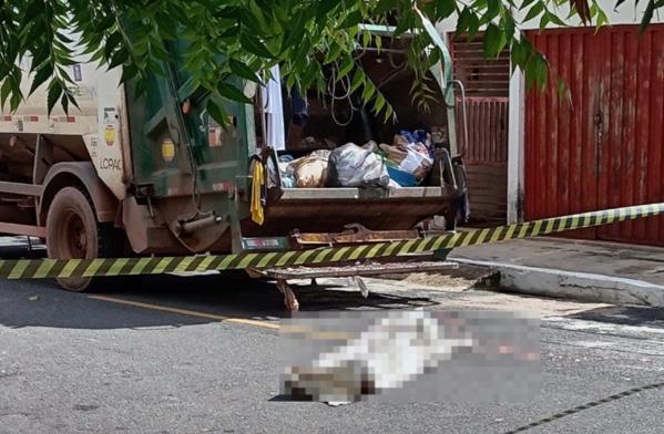 Mecânico morre após ser atropelado por caminhão de lixo na zona Leste de Teresina