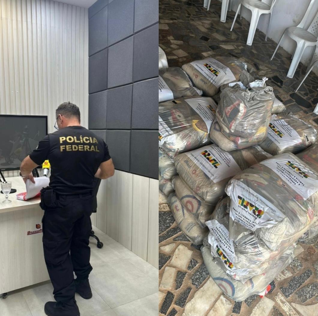 PF apreende cestas básicas em investigação de possível uso político em Sigefredo Pacheco