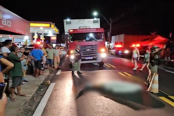 Idoso morre atropelado por caminhão-baú na BR-343 em Campo Maior