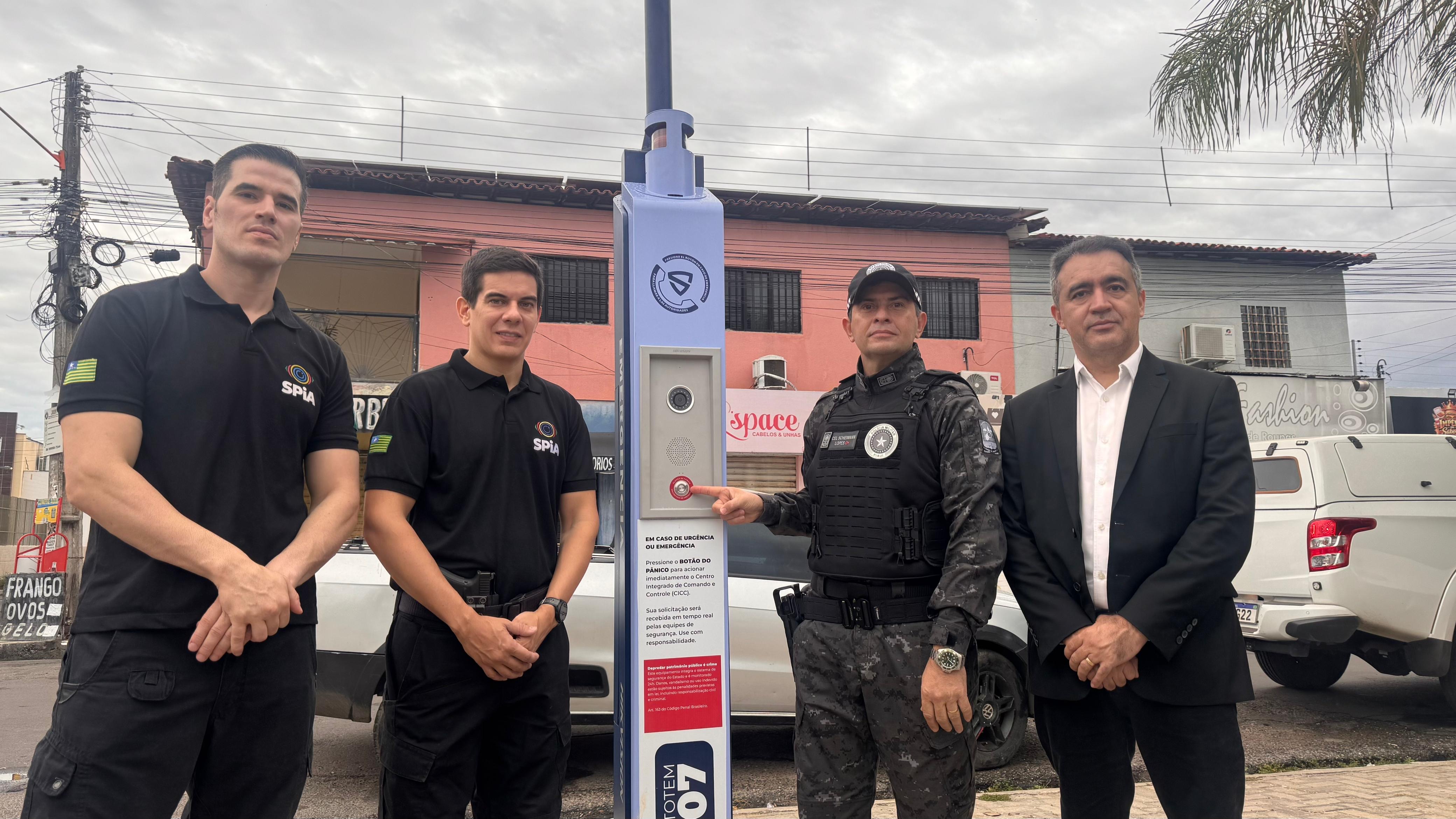 Teresina recebe mais dois totens inteligentes integrados à segurança pública