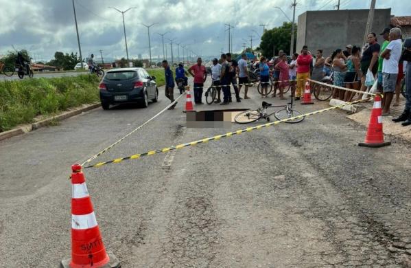 Ciclista é atropelado por caminhão e morre na BR-226 em Timon
