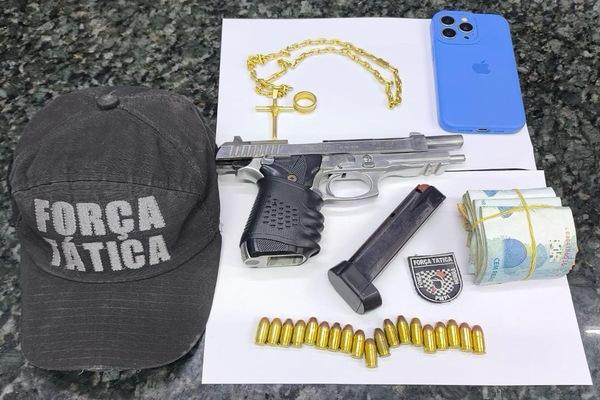 Homem é preso com arma e mais de R$ 4 mil na zona Sudeste de Teresina