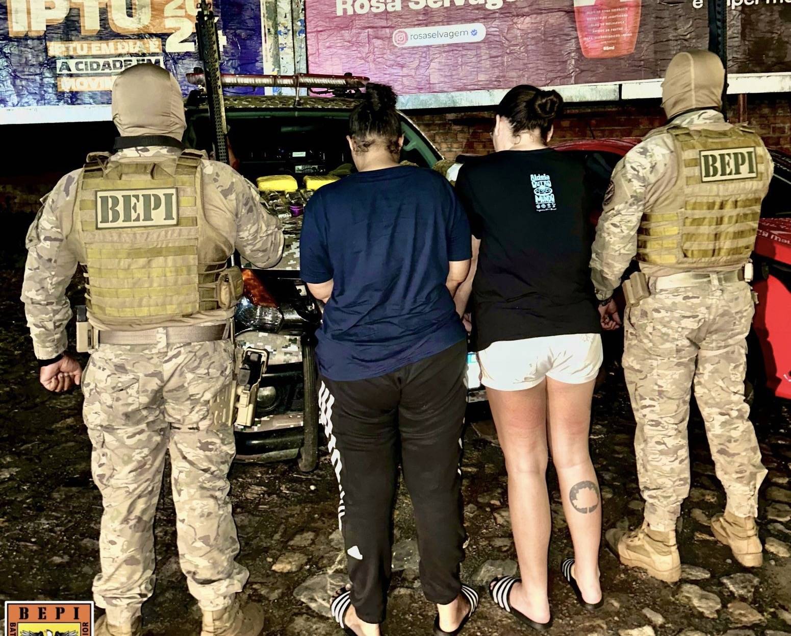 Duas mulheres suspeitas de tráfico são presas  em Teresina