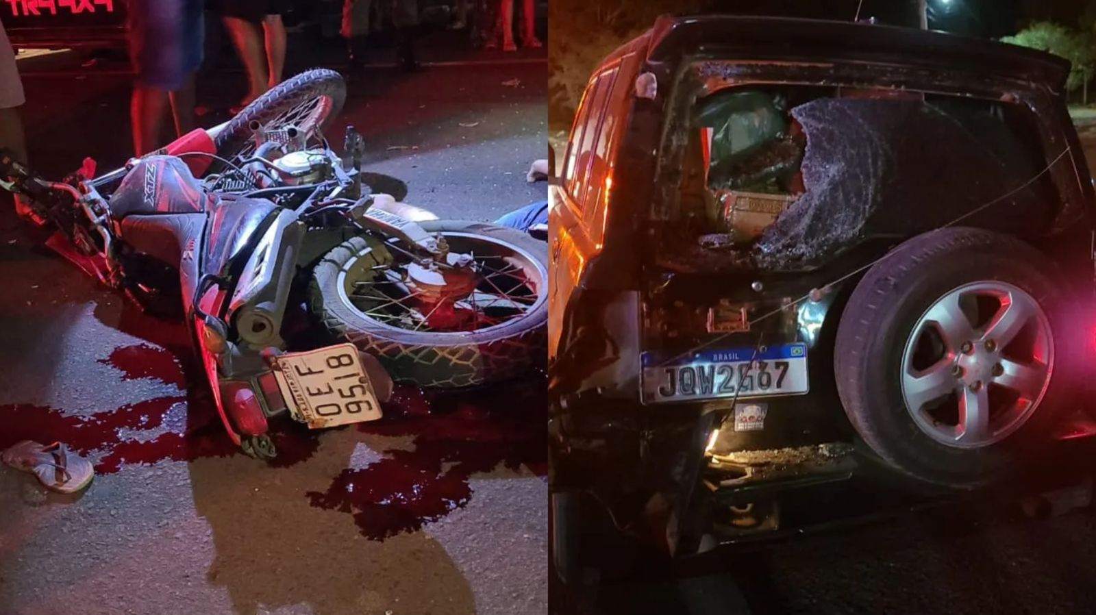 Colisão entre carro e motocicleta resulta em uma vítima fatal em Oeiras