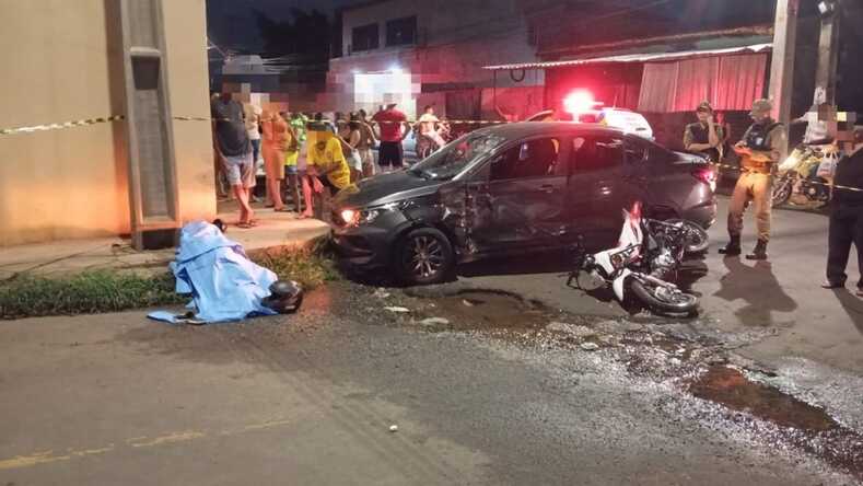 Motociclista morre após ser arremessado contra poste em acidente na Zona Sul de Teresina