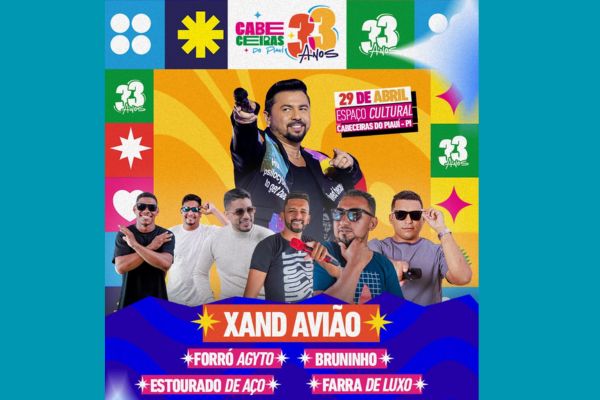 Xandy Avião é a grande atração em Cabeceiras do Piauí