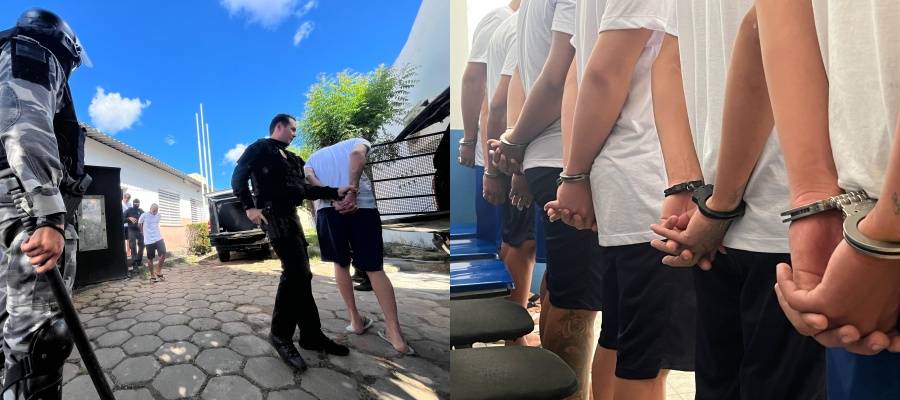 DRACO deflagra operação e prende 8 faccionados que eram internos do CEM