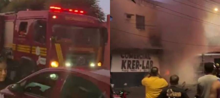 Incêndio de grandes proporções consome comércio na zona Leste de Teresina
