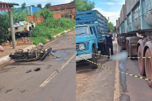 Homem morre após colisão entre motocicleta e carreta em Uruçuí