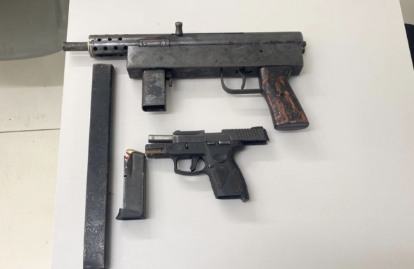 Homem é preso com submetralhadora e pistola em Monsenhor Gil