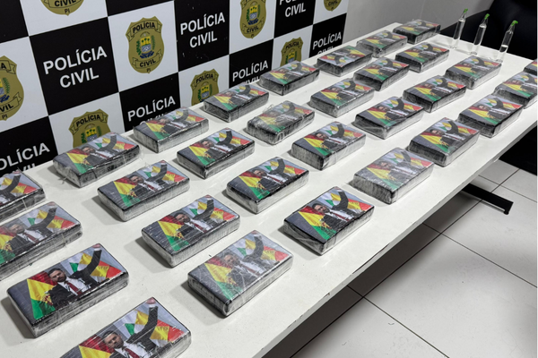 Carga de cocaína avaliada em R$ 3,5 milhões é apreendida em Teresina pelo DRACO
