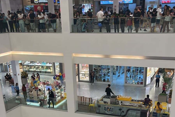 Mulher cai do quarto andar no Shopping Rio Poty