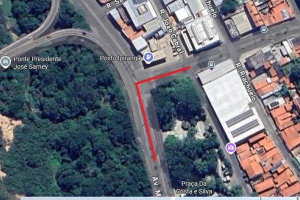 Trecho da Avenida Maranhão será bloqueado à noite para obra no sistema de esgoto