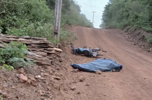 Pedreiro de Picos morre em acidente de moto na zona rural de São João da Canabrava