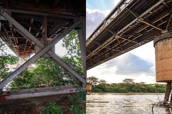 Ponte Metálica fica interditada durante três meses para serviços de manutenção