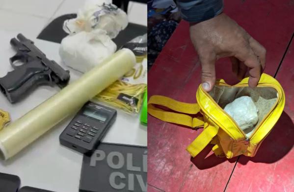 PM apreende mais de 2 mil porções de crack e prende suspeito na zona Leste de Teresina