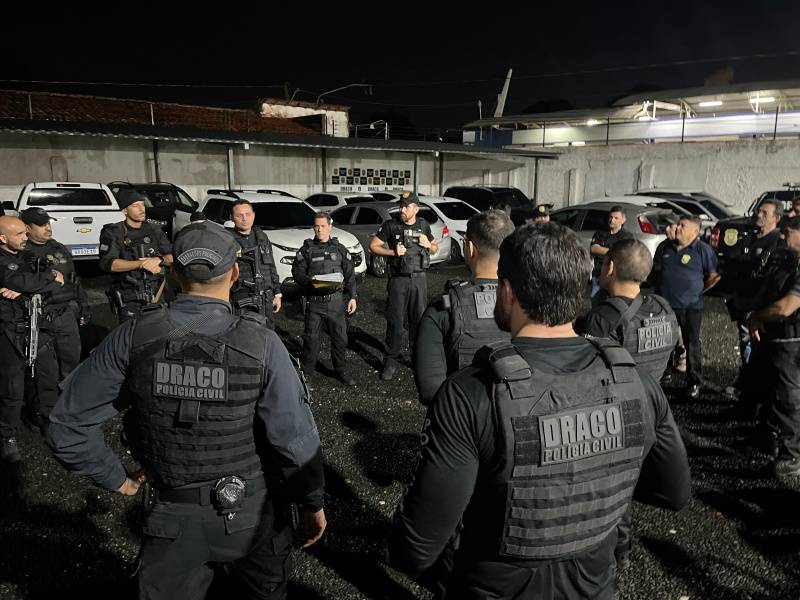 DRACO deflagra operação e prende membros de facção em Teresina