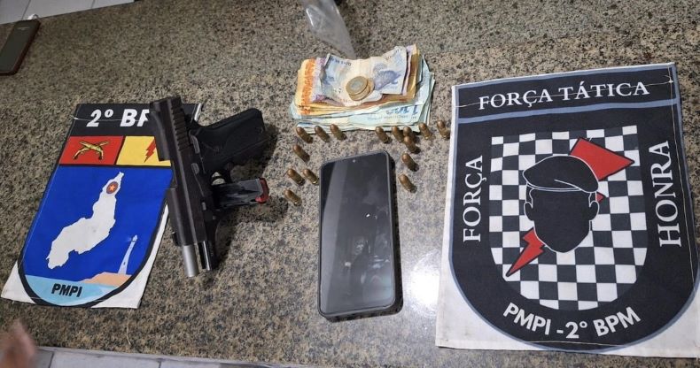 Homem é preso por ameaçar a ex- companheira e porte ilegal de arma no litoral do Piauí