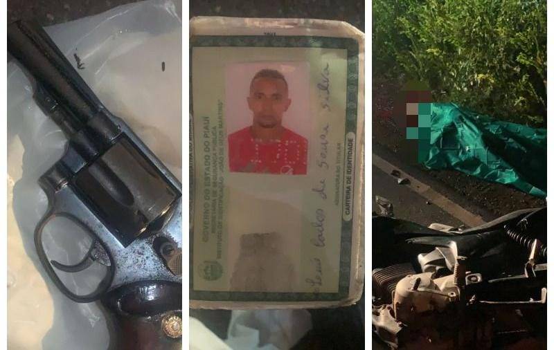 Motociclista é encontrado morto com arma na cintura em estrada de Teresina