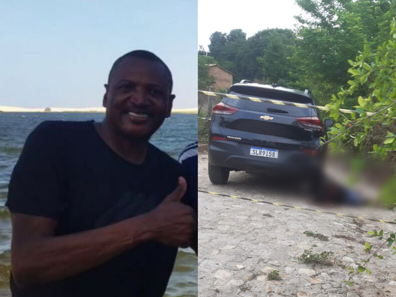 Corpo de homem é encontrado por populares ao lado de um veículo em Agricolândia