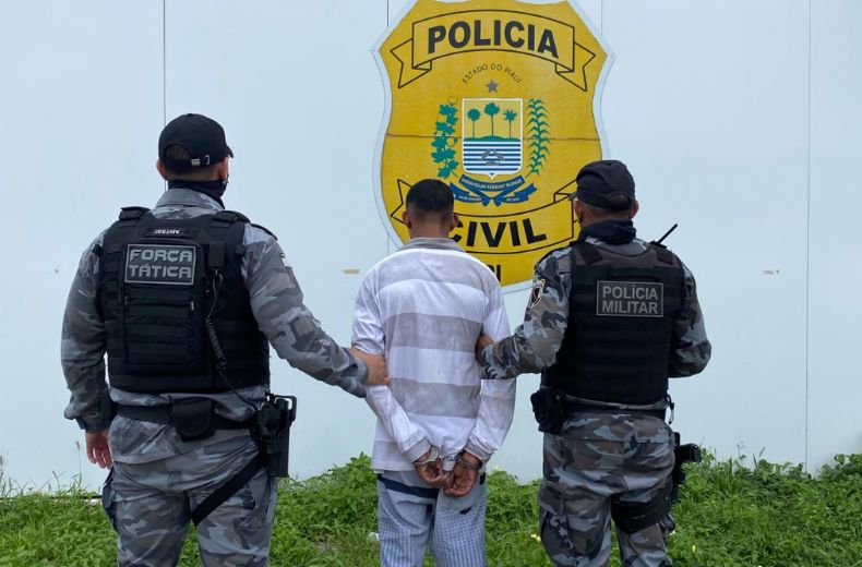 Homem suspeito de tentar assaltar policial é preso em Parnaíba