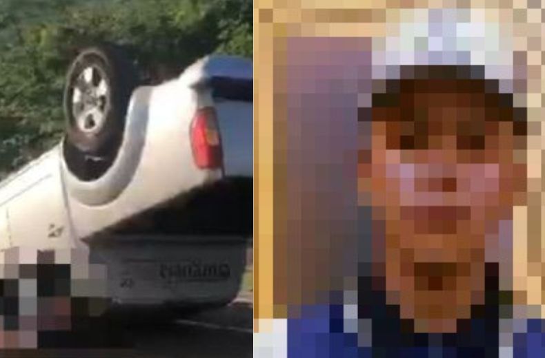 Adolescente de 15 anos morre em capotamento de caminhonete no Sul do Piauí