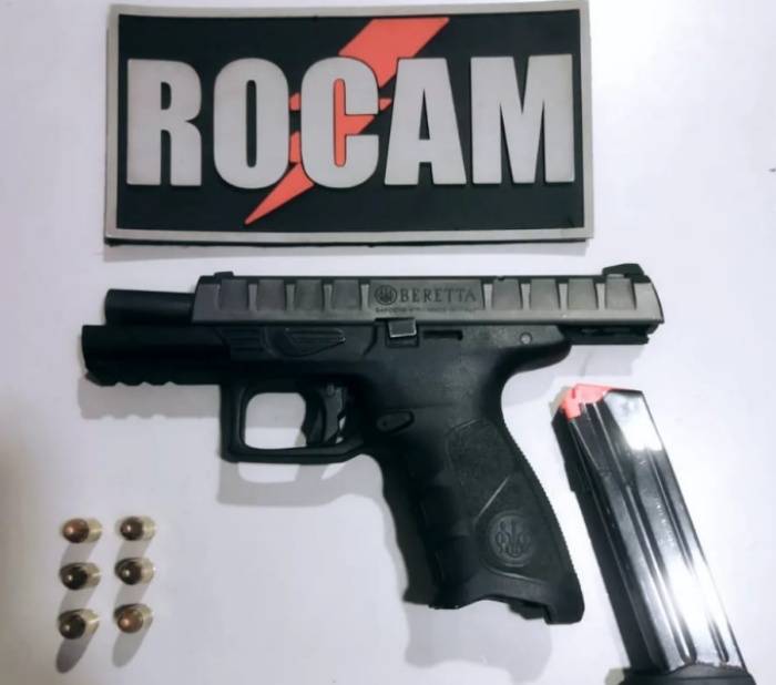 Pistola de policial encontrada com criança em escola de THE estava carregada