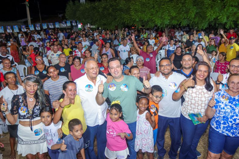 Vereador Alan Brandão reúne multidão na zona Sul de Teresina
