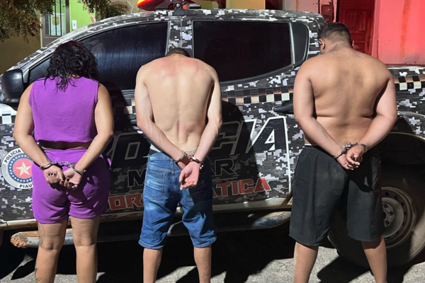 Trio suspeito de repassar dinheiro falso é preso no Piauí