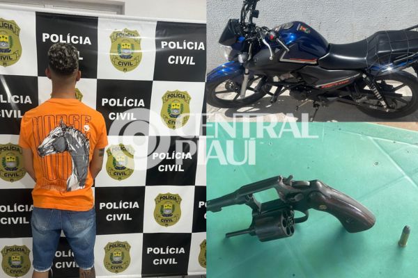 Moto uber que usava motocicleta para realizar roubos é preso em Teresina