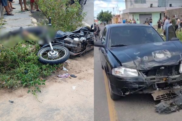 Motociclista na contramão tenta desviar de carro e morre em Parnaíba