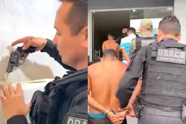 DRACO deflagra operação em Floriano e apreende revólver escondido em vaso sanitário