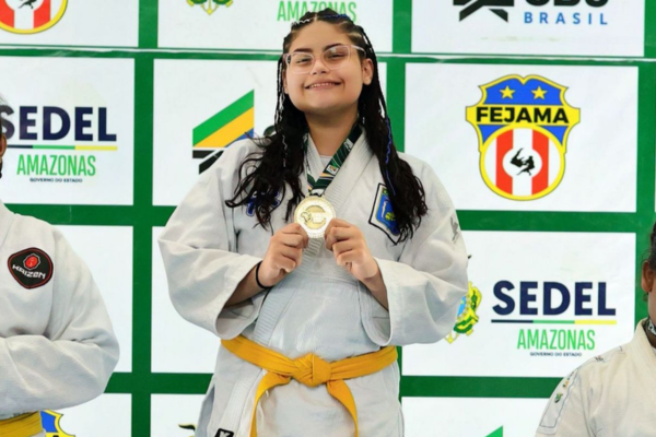Jovem piauiense conquista ouro em campeonato nacional de judô