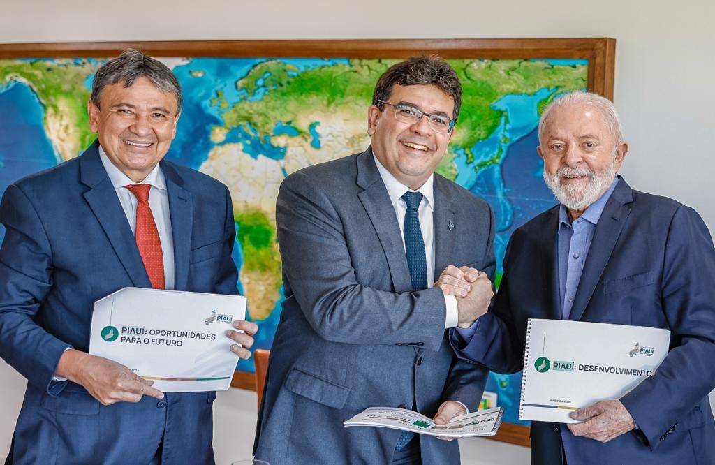 Rafael apresenta projetos de hidrogênio verde e do intermodal do Vale Parnaíba para Lula