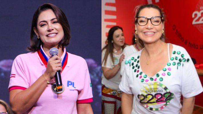 Michelle Bolsonaro alfineta Janja durante evento em Salvador