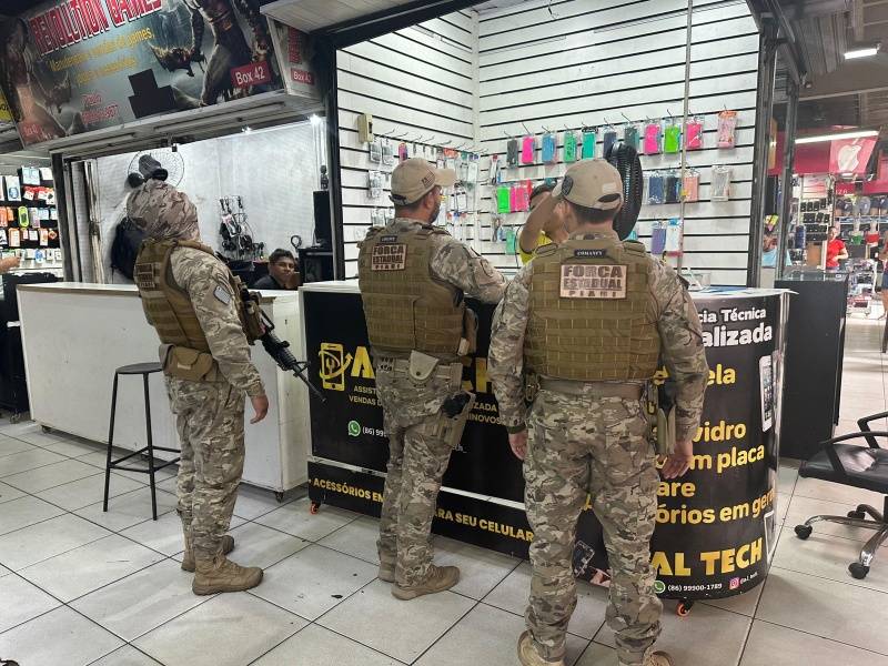 SSP-PI deflagra operação no Shopping da Cidade e homem é preso