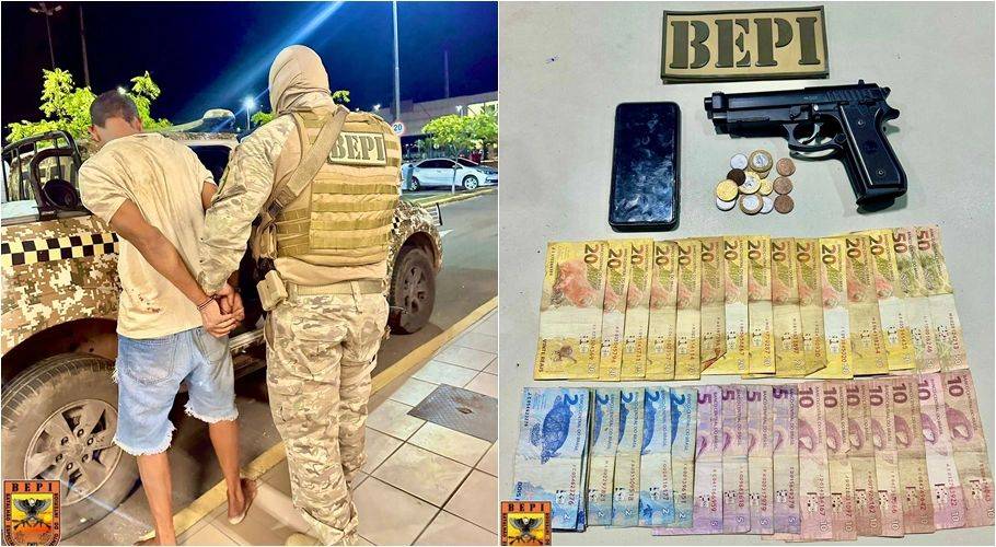 Homem é preso acusado de realizar assaltos em shoppings de Teresina