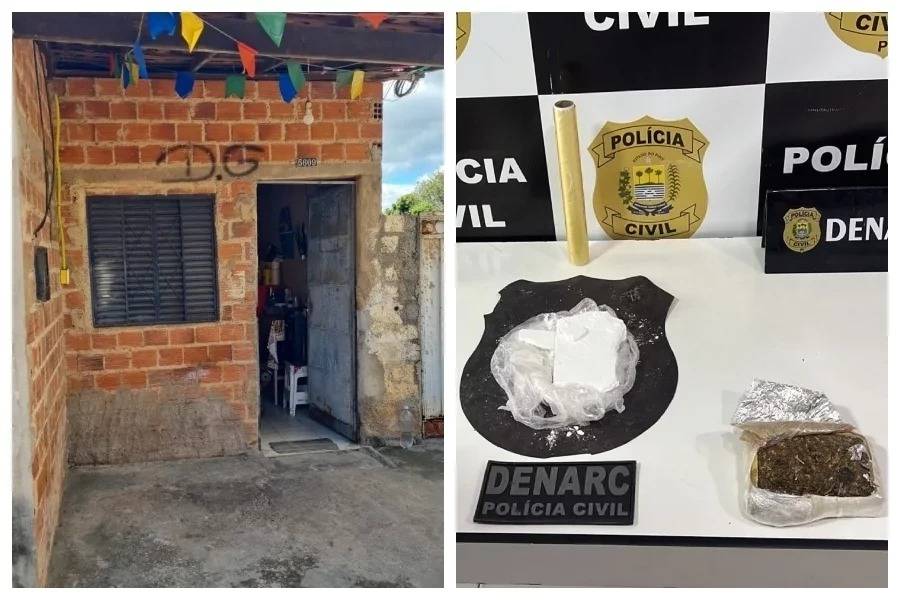 Mulher é presa em flagrante por tráfico de drogas no bairro Bela Vista em Teresina