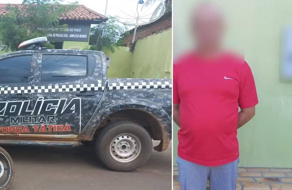 Foragido da justiça após estuprar a filha de 14 anos é preso no interior do Piauí
