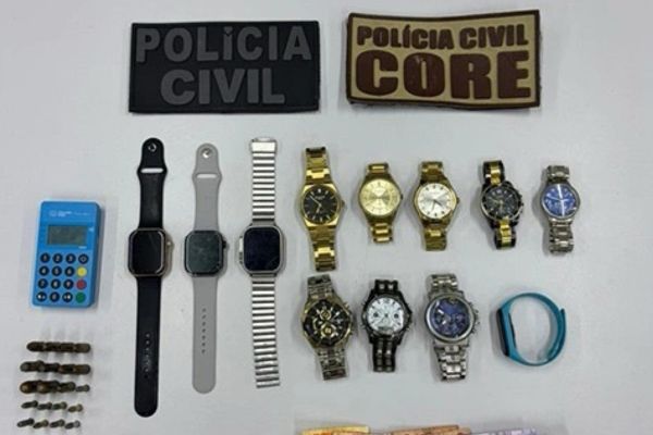 Suspeito de roubo de joias é preso com drogas e munições em Teresina
