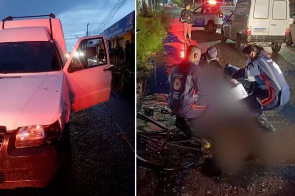 Ciclista morre após colisão com furgão na zona Norte de Teresina