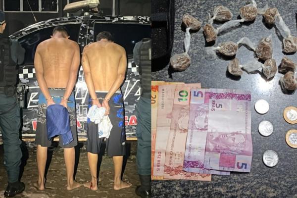 Adolescentes são apreendidos com drogas após tentativa de fuga em Piripiri